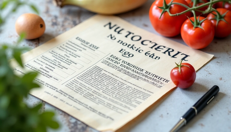 Certificados de nutrición y dietética en una mesa